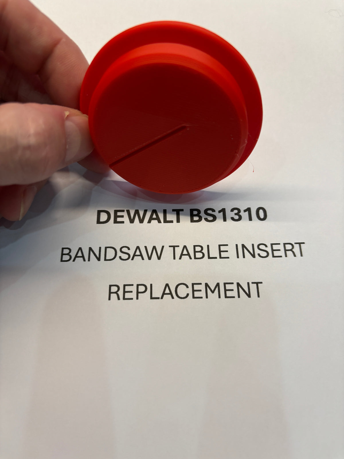 2x TOOLAX Bandsaw Table Insert to fit DEWALT BS1310