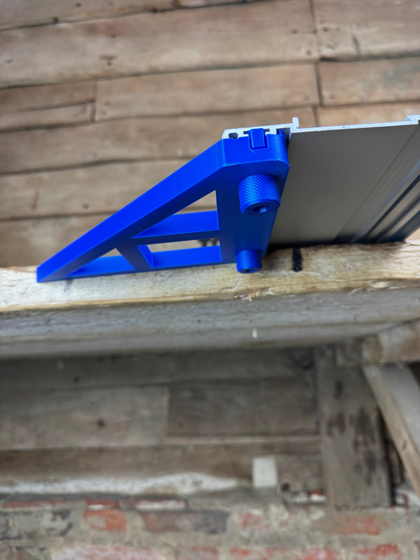 TOOLAX G-Klemme All-in-One + 45&90 Grad Winkelanschlag für Führungsschiene kompatibel mit Bosch