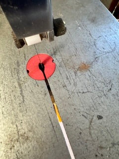 TOOLAX Bandsägetisch-Einsatz – Passt für Burgess BBS 20 mk 2 Bandsäge