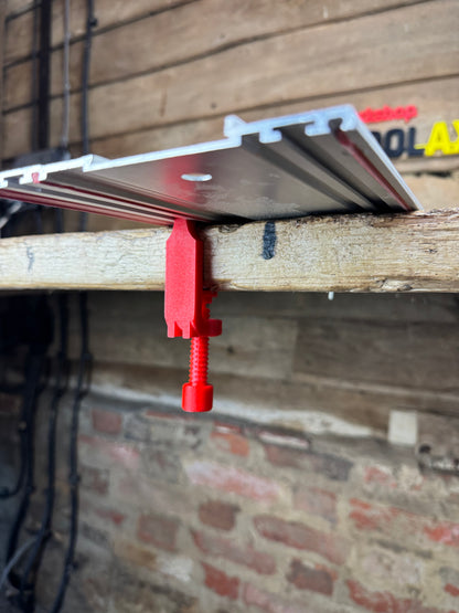 TOOLAX G-Clamp All-In-One + 45&90 Degree Angle Guide Rail Stop compatible with Mafell