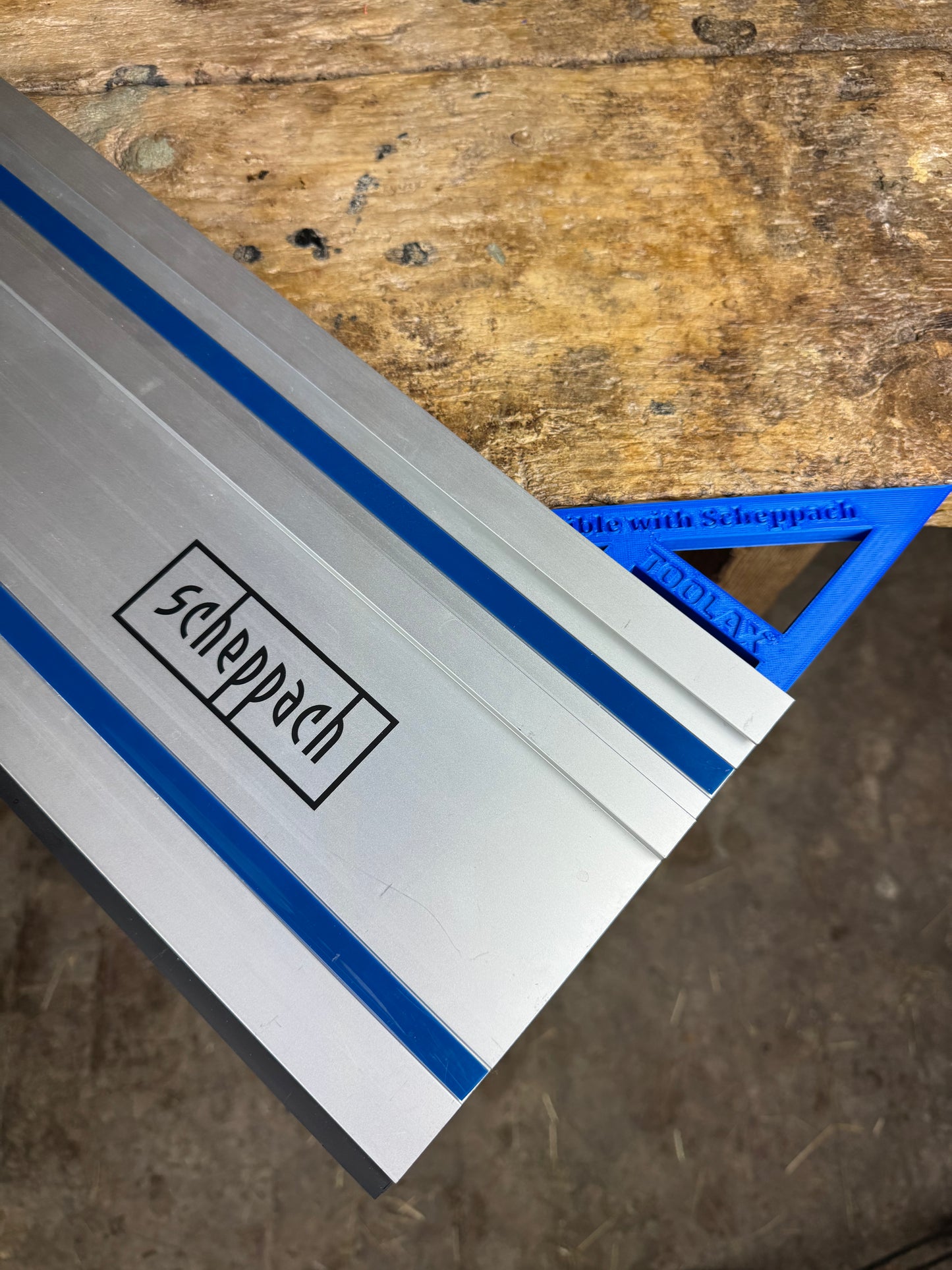 TOOLAX 45 & 90 Degree Large Angle Bevel stop for Scheppach Guide Rail