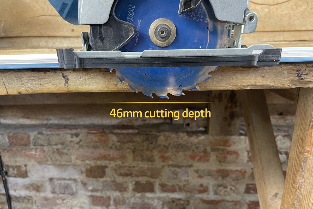 TOOLAX 45° & 90° Gleitplatte kompatibel mit Bosch GKS 18V-57