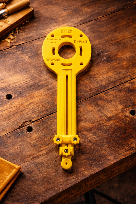 Gabarit de coupe circulaire pour défonceuse Dewalt DCW600 DWP611
