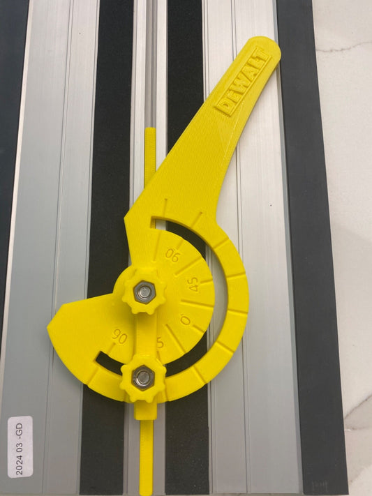 TOOLAX Fixation de guide-rail à angle entièrement réglable compatible avec Dewalt
