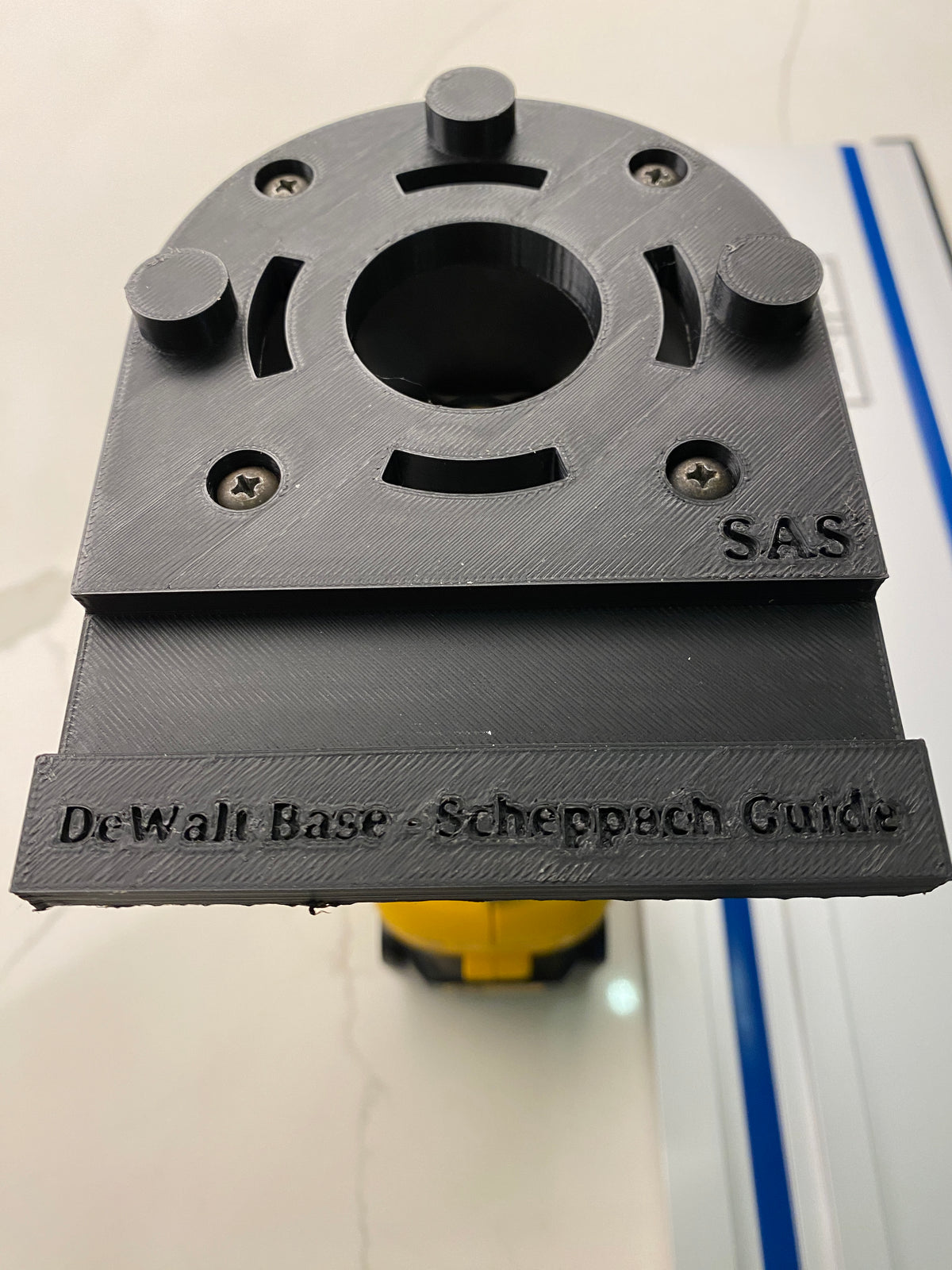 Dewalt DCW600 DWP601 Tauchsockel-Schienenadapter für Scheppach Führungsschiene