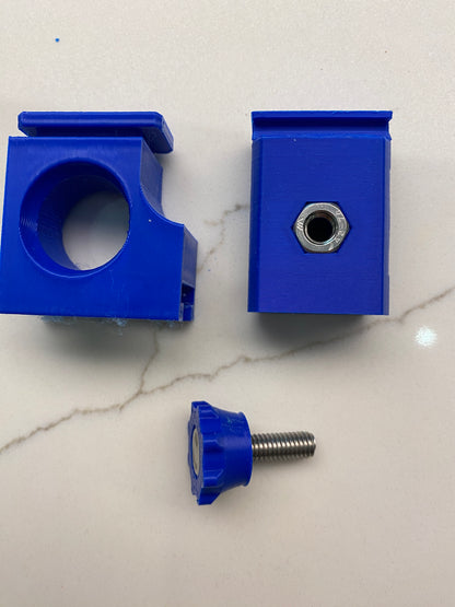 Bosch track Saw FSN guide rail clamp adaptor feet - to fit Bessey Clamp