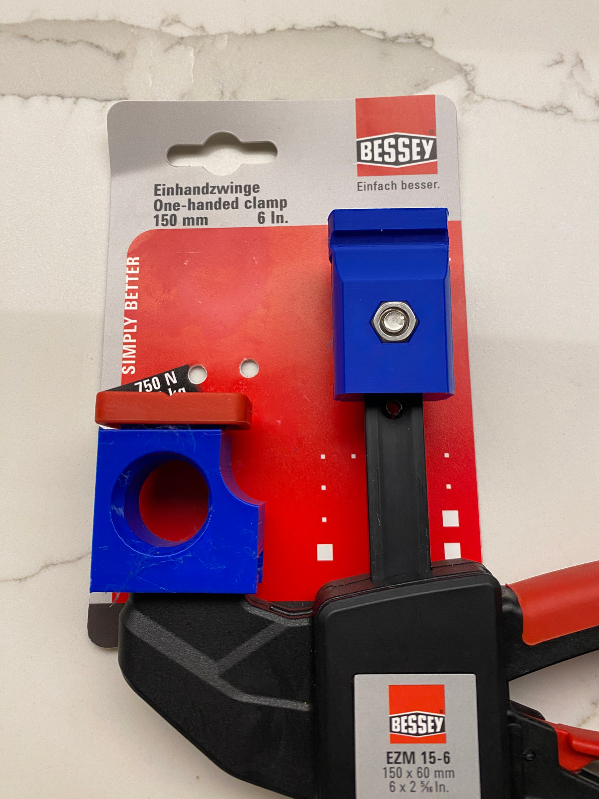 Makita invalzaag geleiderail klemadaptervoeten - voor Bessey klem
