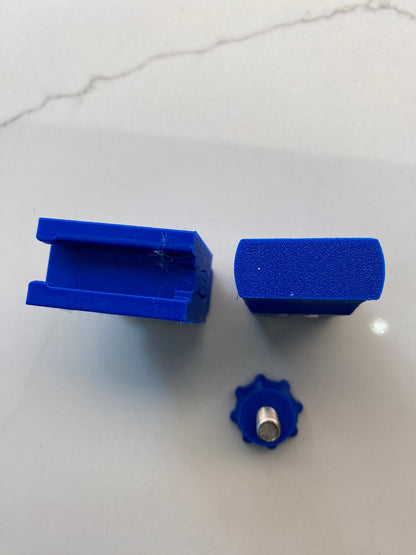 Scheppach track saw guide rail clamp adaptor feet - to fit Bessey Clamp
