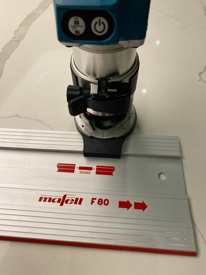 Adaptateur pour rail de guidage Mafell pour affleureuses Makita DRT50 RT0700 RT0702