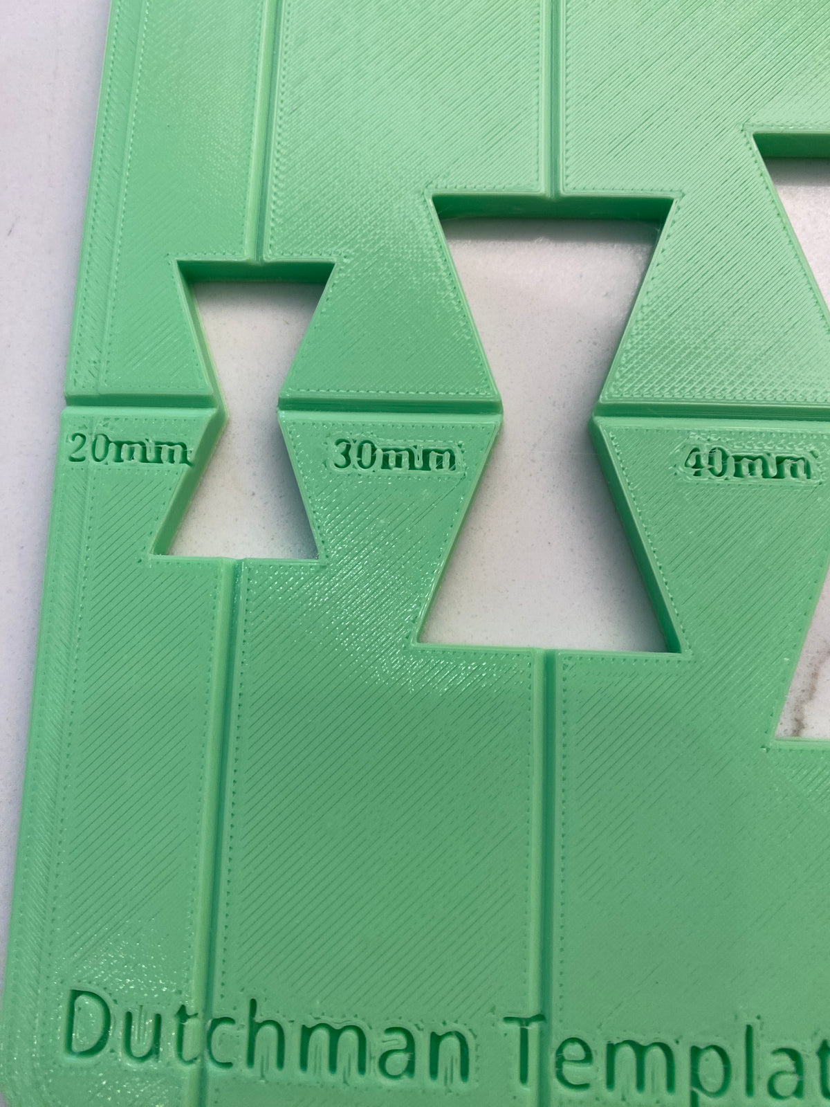 TOOLAX Router Jig Template for Woodworking to make a Dutchman or Bow Tie Inlay