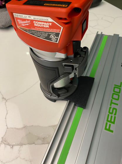 Adaptateur de rail de guidage Milwaukee Router M18 FUEL pour rail de guidage Festool