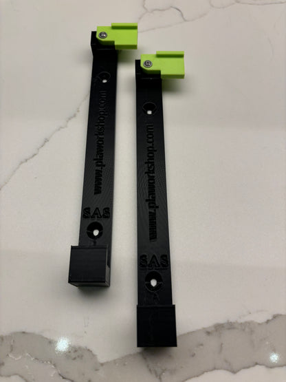 Ryobi Führungsschienen-Schienenhalter / Schienensäge-Wandhalterungen. 1 PAAR  