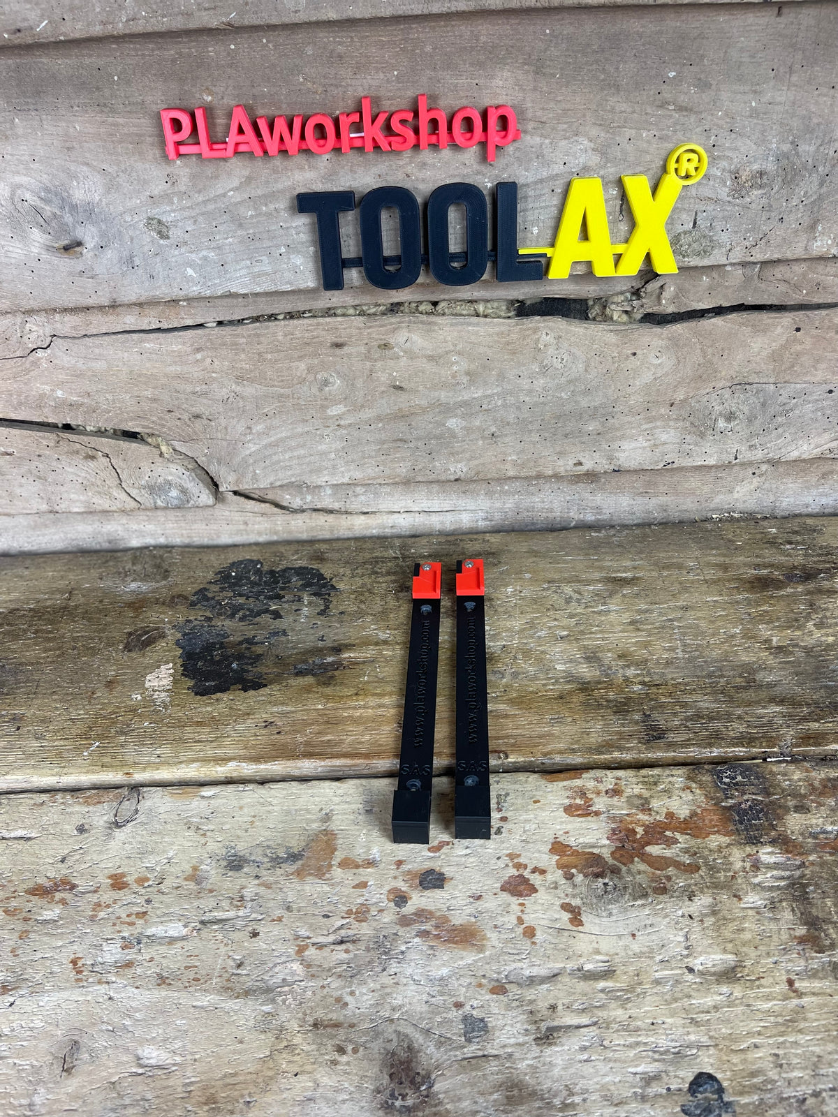 TOOLAX  Wall Mounting Brackets for Milwaukee Guide Rail Track Rack / Track Saw. 1 PAIR