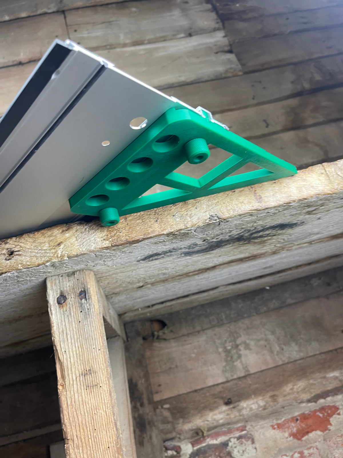 TOOLAX Large Guide Rail Square with 45 & 90 Degree Stops to fit Hikoki Rail