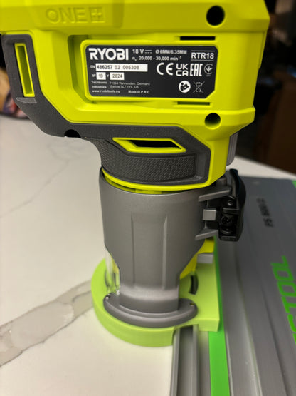 Adaptateur de base plongeante Ryobi RTR18 RTR18C R18TR P601 pour rail de guidage Festool