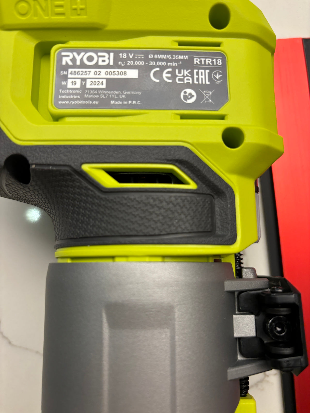 Ryobi RTR18 RTR18C R18TR P601 Tauchsockel-Schienenadapter für Milwaukee Führungsschiene