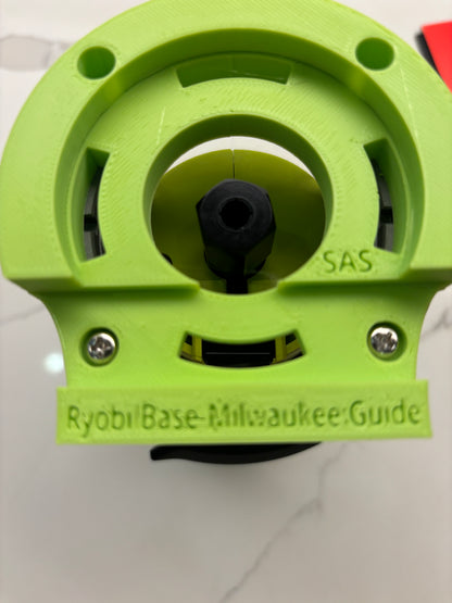 Ryobi RTR18 RTR18C R18TR P601 Tauchsockel-Schienenadapter für Milwaukee Führungsschiene