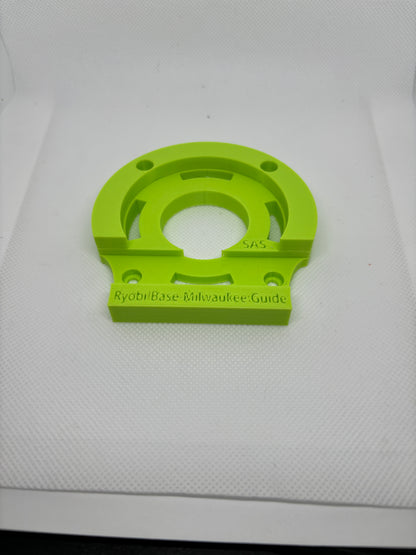 Ryobi RTR18 RTR18C R18TR P601 Tauchsockel-Schienenadapter für Milwaukee Führungsschiene