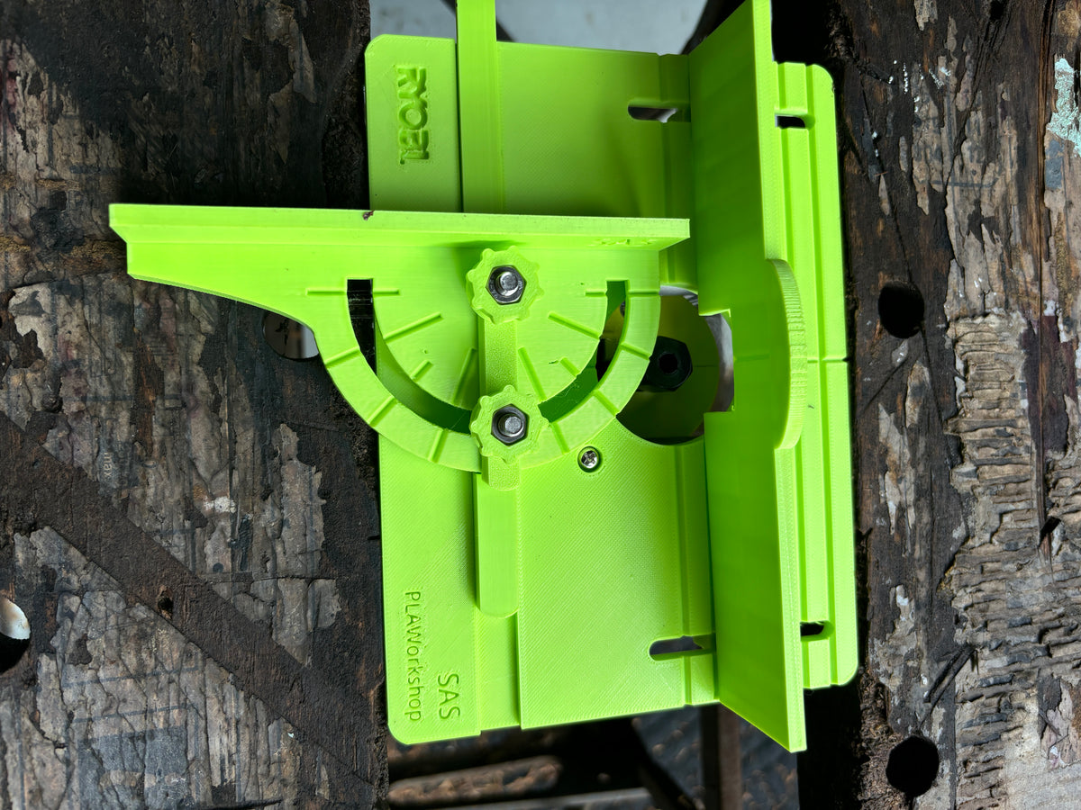 TOOLAX Mini-Frästisch-Einsatz für Ryobi – Werkbank-kompatibel | Hergestellt im Vereinigten Königreich