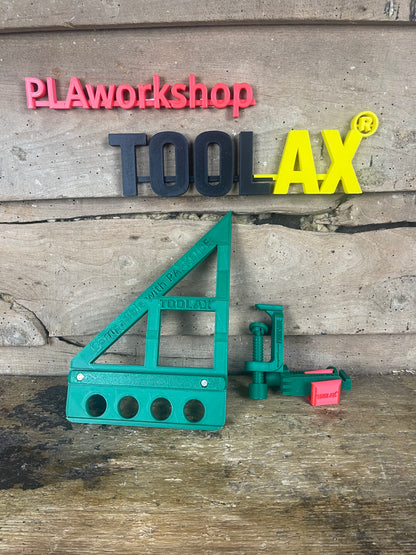 TOOLAX G-Clamp All-In-One + 45&90 Degree Angle Guide Rail Stop compatible with Mafell