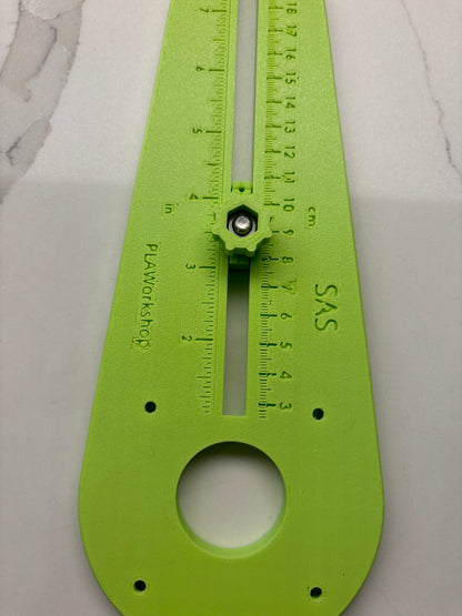 Gabarit de découpe circulaire pour défonceuse Ryobi RTR18 R18TR P601