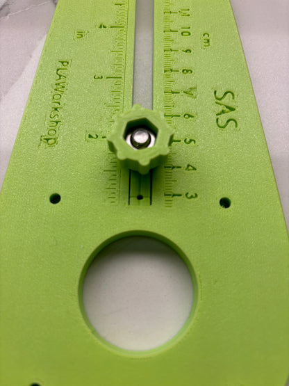 Gabarit de découpe circulaire pour défonceuse Ryobi RTR18 R18TR P601