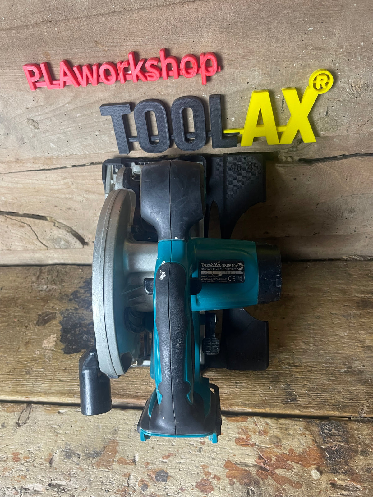 Adapterplatte / Schuh / Gleitplatte für Makita Handkreissäge DSS610 / DSS611 – Perfekte 45° & 90° Schnitte – Kompatibel mit Makita Führungsschienen