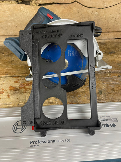 TOOLAX 45° & 90° Gleitplatte kompatibel mit Bosch GKS 18V-57