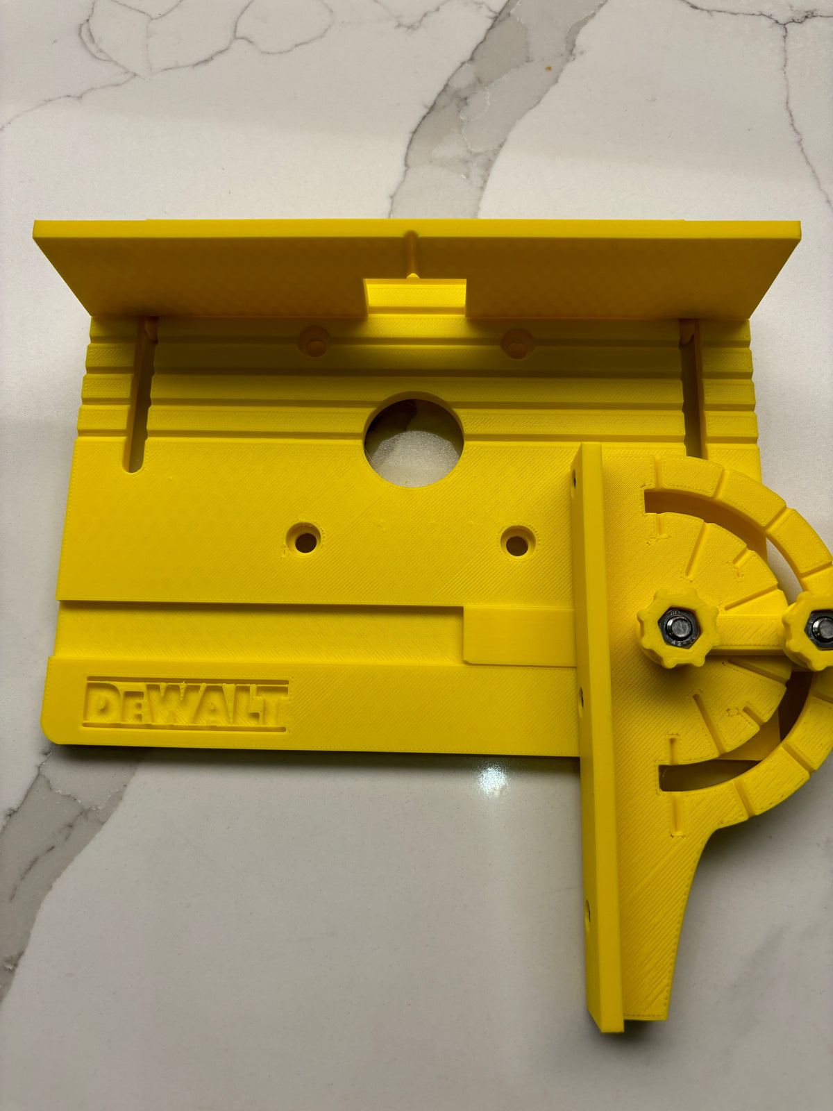 Dewalt Mini-Frästisch mit Winkel-/Anschlagführung für Holzwerkbank