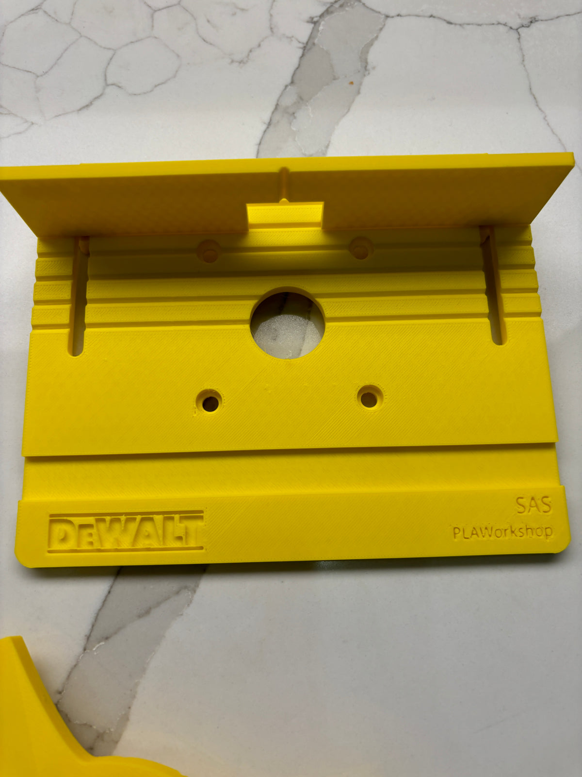 Dewalt Mini-Frästisch mit Winkel-/Anschlagführung für Holzwerkbank