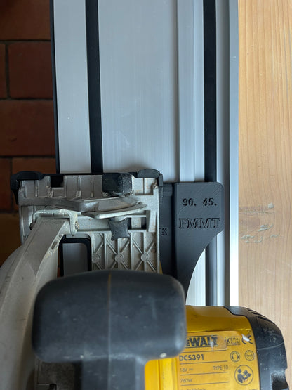 TOOLAX 45° and 90° cuts Adaptor for Dewalt Circular Saw DWE560 to fit Makita Guide rail