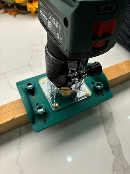 18V-8 Advanced Trim Router Base Jig compatible with Bosch