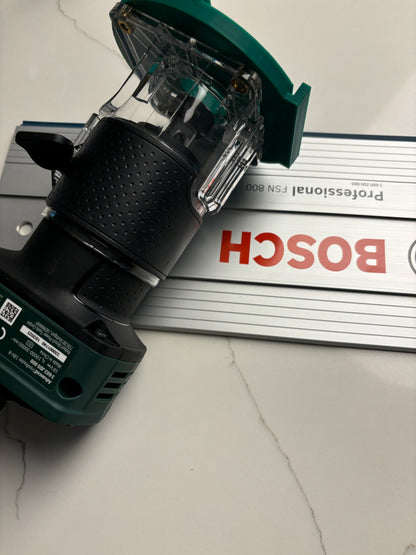 18V-8 Advanced Trim Router Plunge Base compatible with Bosch