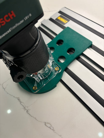 18V-8 Geavanceerde Trim Router Duikbasis Geleiderailadapter compatibel met Dewalt Geleiderail