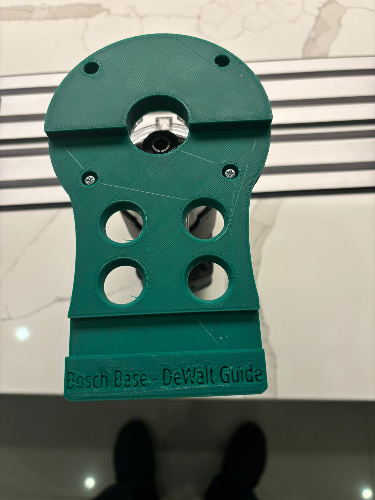 18V-8 Geavanceerde Trim Router Duikbasis Geleiderailadapter compatibel met Dewalt Geleiderail