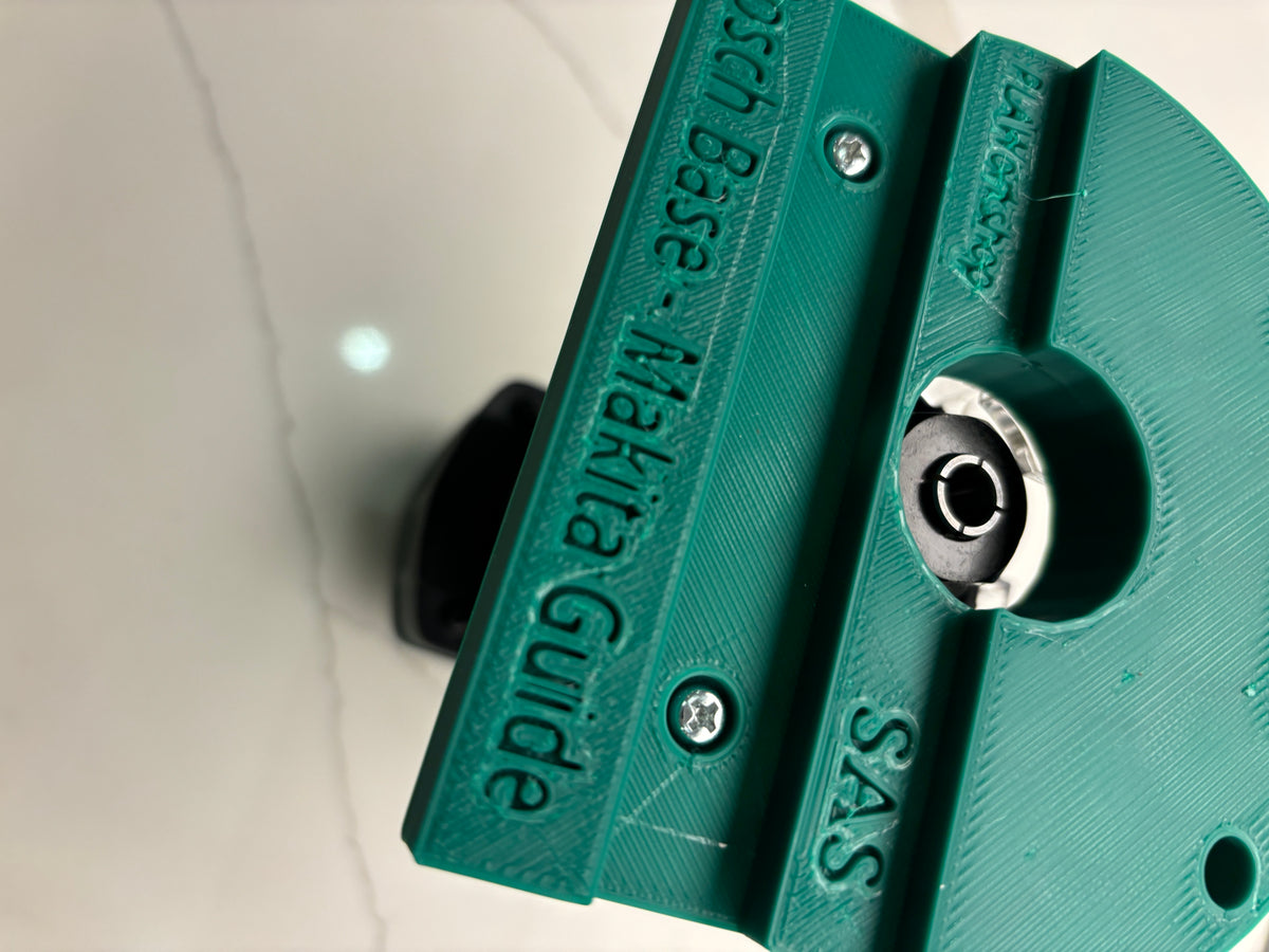 18V-8 Advanced Trim Router Plunge Base Guide Rail Adapter compatible with Makita Track / Guide Rail