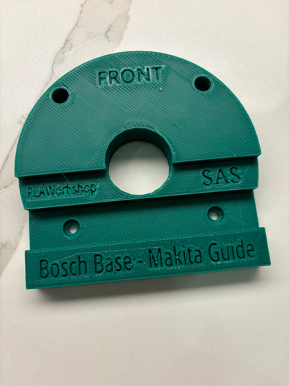 18V-8 Advanced Trim Router Plunge Base Guide Rail Adapter compatible with Makita Track / Guide Rail