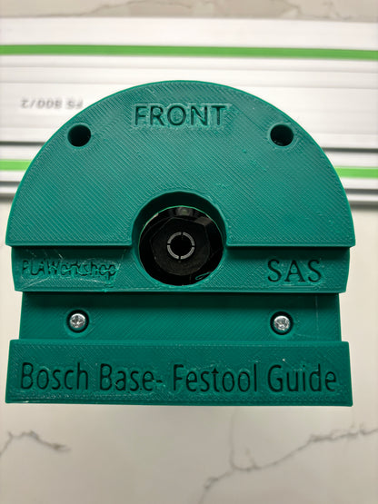 18V-8 Advanced Trim Router Plunge Base Guide Rail Adapter compatible with Festool Track / Guide Rail