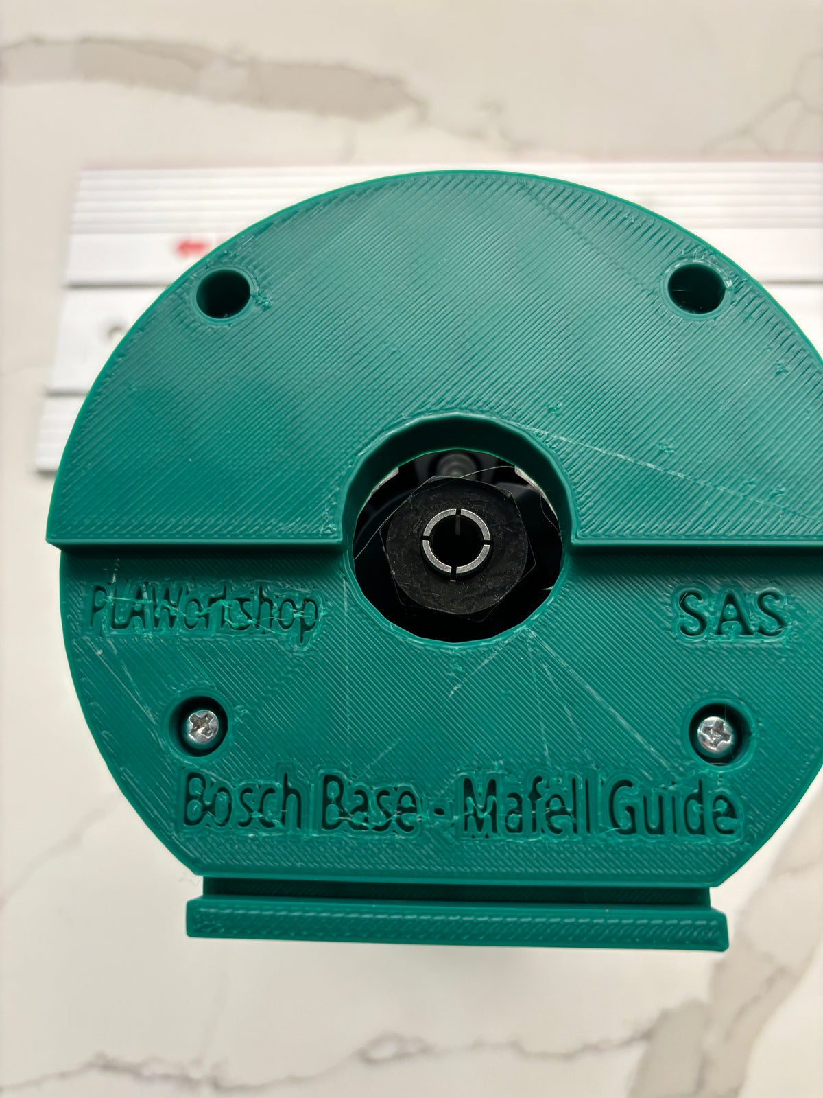 18V-8 Advanced Oberfräse Tauchbasis Führungsschienen-Adapter kompatibel mit Mafell Schiene / Führungsschiene