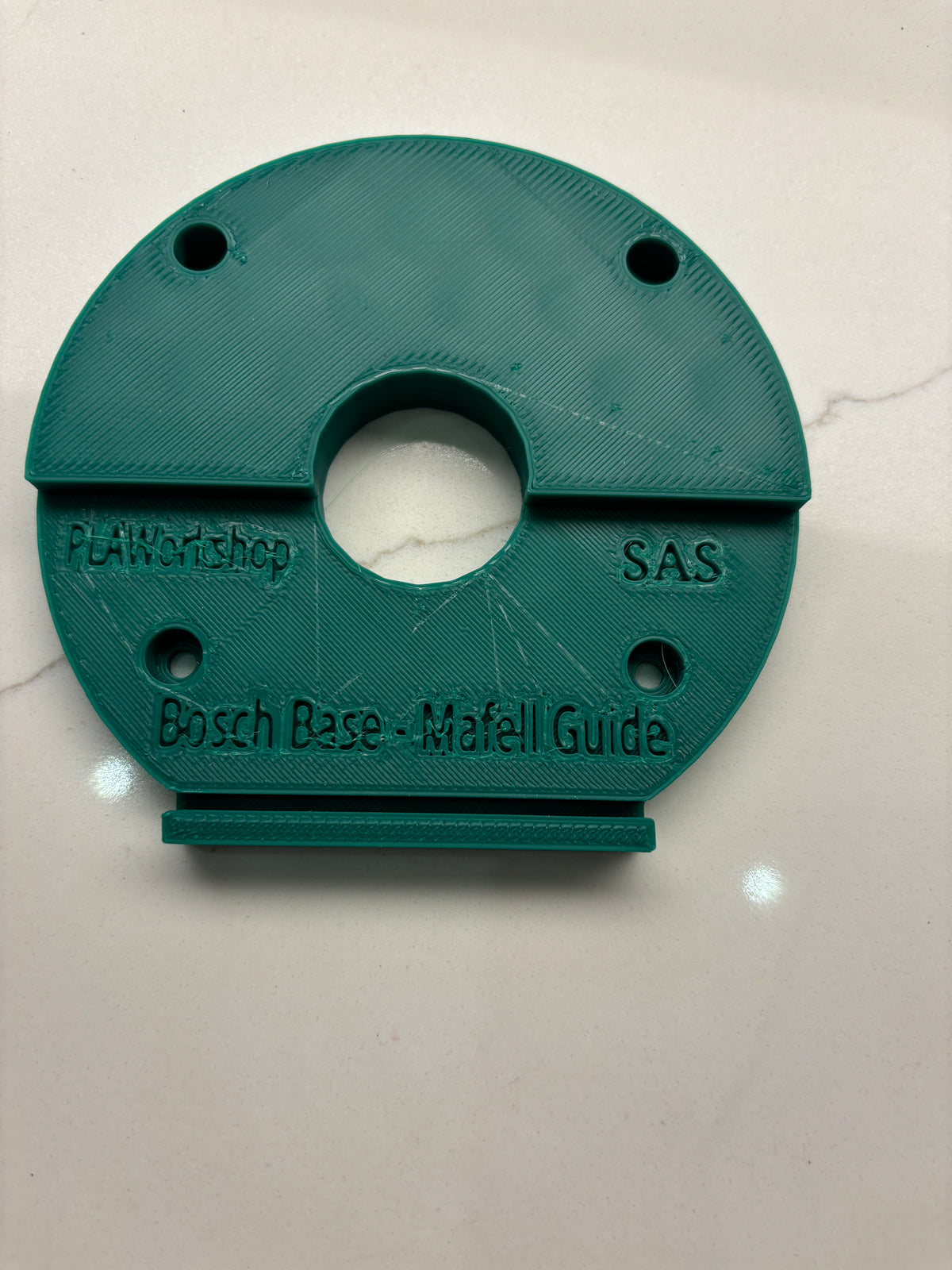 18V-8 Advanced Oberfräse Tauchbasis Führungsschienen-Adapter kompatibel mit Mafell Schiene / Führungsschiene