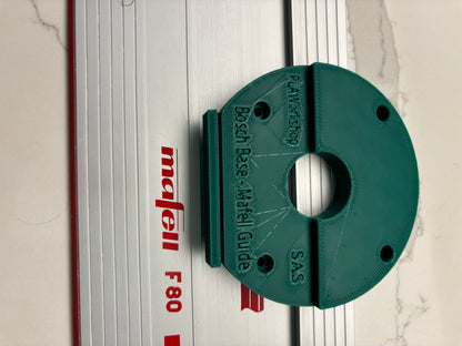 18V-8 Advanced Oberfräse Tauchbasis Führungsschienen-Adapter kompatibel mit Mafell Schiene / Führungsschiene