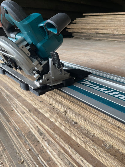 Makita DHS660 / XSH04 Adapterbasis unterstützt 90° und 45° Schnitte für Makita/Milwaukee/Festool/Evolution Führungsschienen