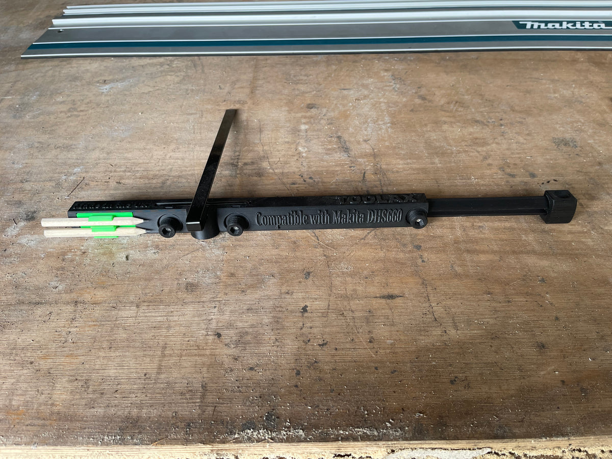 Extension de guide parallèle pour scie circulaire Makita DHS660/ XSH04 – jusqu'à 420 mm de support