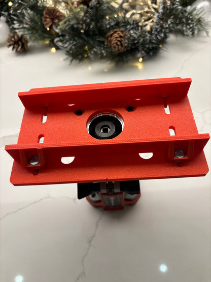 Einhell TP-ET 18 Li BL Fräsbasis-Schablone zum Herstellen von Zapfen-/Schlitzfräsungen/Nuten