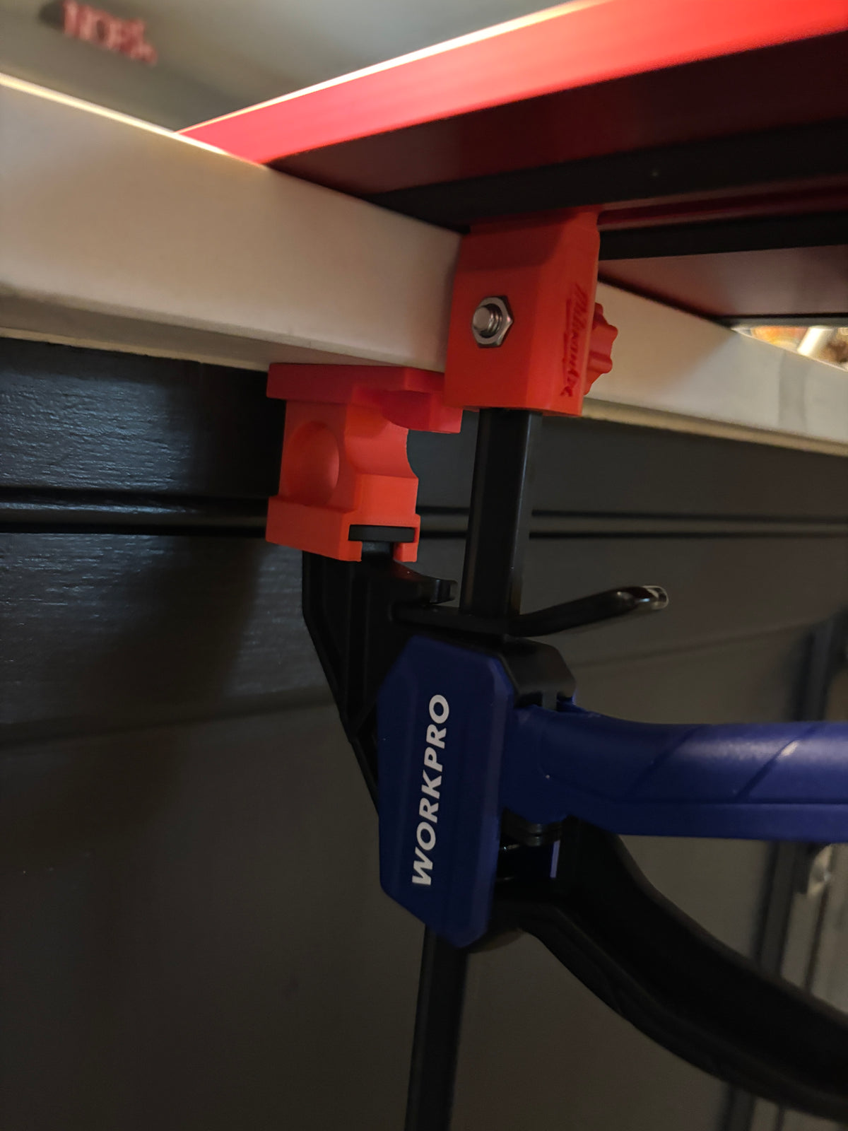 Milwaukee invalzaag geleiderailklem adaptervoeten - passend op WORKPRO snelspanklem