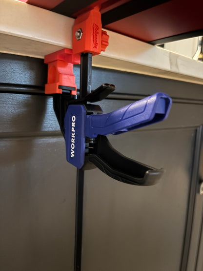 Milwaukee invalzaag geleiderailklem adaptervoeten - passend op WORKPRO snelspanklem