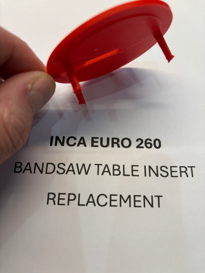2x TOOLAX Lintzaagtafel Inzetstukken voor INCA EURO 260