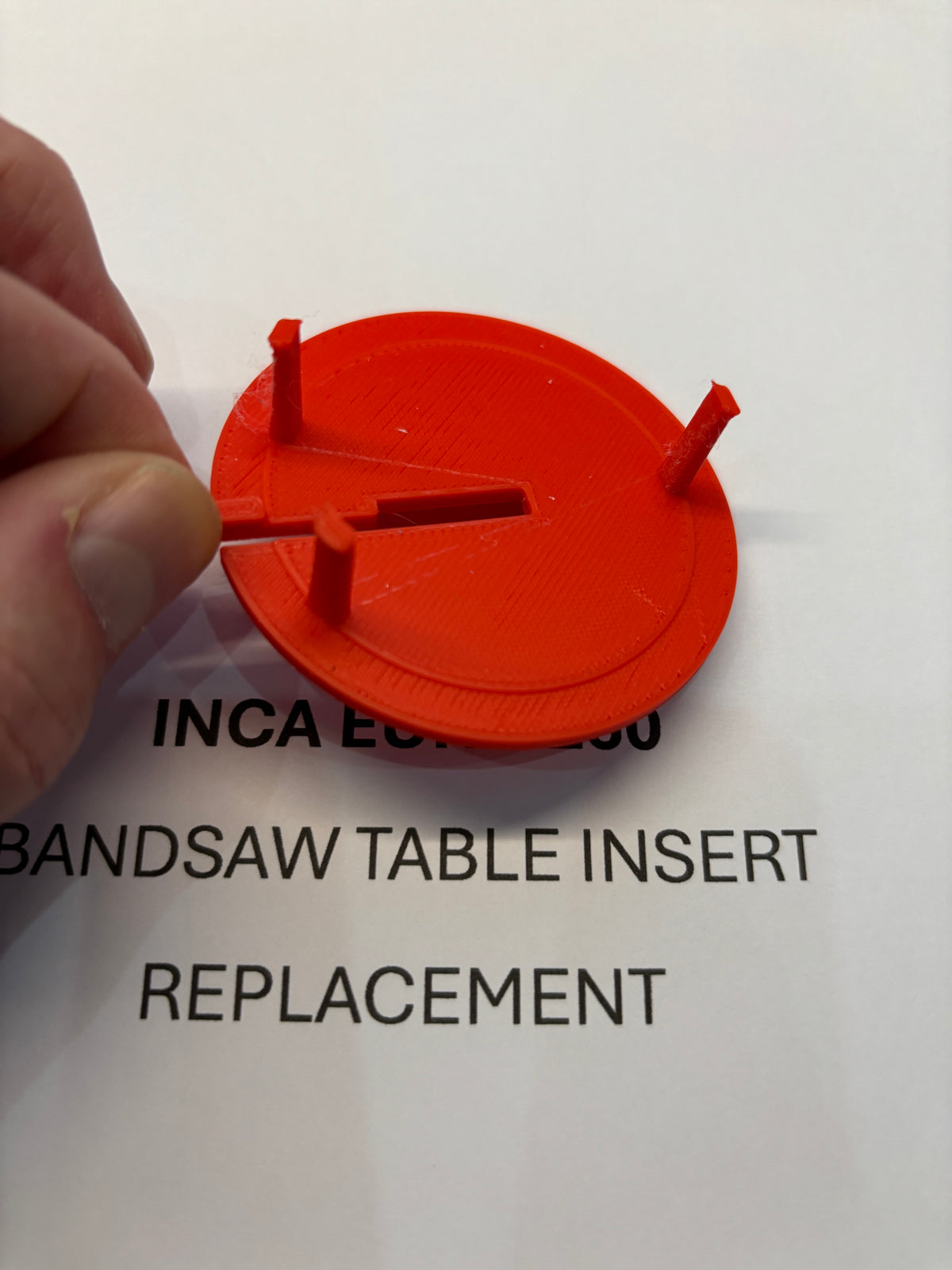 2x TOOLAX Lintzaagtafel Inzetstukken voor INCA EURO 260