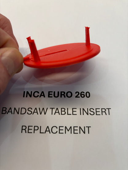 2x TOOLAX Lintzaagtafel Inzetstukken voor INCA EURO 260