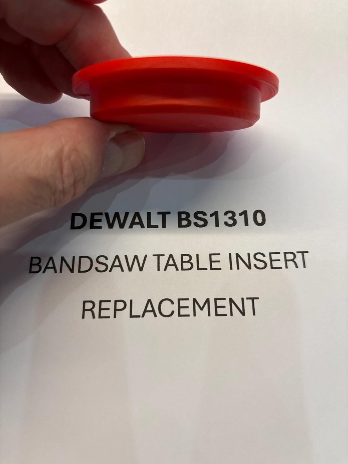 2x TOOLAX Bandsaw Table Insert to fit DEWALT BS1310
